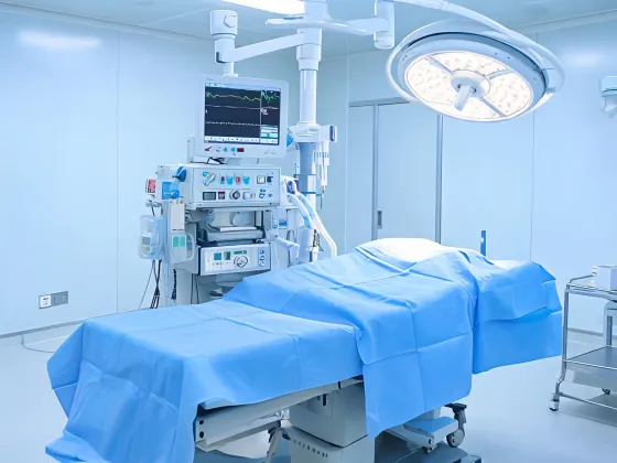 Anesthesia workstation in operating room